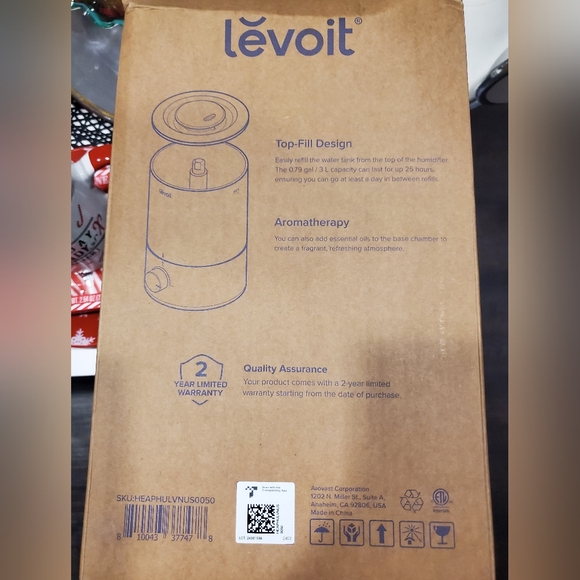 LiVoit Humidifier NWT - Picture 3 of 7
